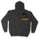 Fox Outdoor Zip Front Hooded Sweatshirt, Marines Bulldog - Black, Large, 64-857 L