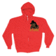 Fox Outdoor Zip Front Hooded Sweatshirt, Marines Bulldog - Red, Large, 64-858 L