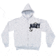 Fox Outdoor Zip Front Hooded Sweatshirt, Navy Anchor - Grey, Extra Large, 64-867 XL