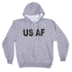 Fox Outdoor Zip Front Hooded Sweatshirt, USAF - Grey, 3XL, 64-87 3XL