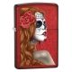 Zippo Lighters, Catrina / Candy Apple Red, 86-28830