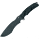 Fox Parus Forprene Fixed Blade Knife, 11.88in Overall, 7in Black Bohler N690 SS Blade, Black Forprene Handle, 02FX095