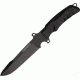 Fox Predator Spetsnaz Fixed Blade Knife,12in,N690Co Cobalt Vanadium Stainless Blade,Black Forprene Handle FOXG4B