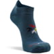 Fox River Canyon Ultra-Lightweight Ankle Running Sock - Men's, Blue/Teal, Small, 184379