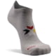 Fox River Canyon Ultra-Lightweight Ankle Running Sock, White/Grey, Extra Large, 182961