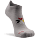 Fox River Canyon Ultra-Lightweight Ankle Running Sock, White/Grey, Medium, 180127