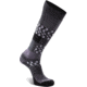 Fox River Peakheat Liftie Lightweight Over-the-Calf Ski and Snowboard Sock - Womens, Grey/Black, Large, 181951