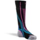 Fox River Snowpass Medium Weight Over-the-Calf Ski and Snowboard Sock - Kid's, Black/Pink, Extra Small, 196808