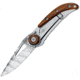 Fox Trendy Framelock Folding Knife, 2.13 Damascus steel blade, Cocobolo wood handle, 01FX244