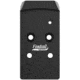 Foxtail Precision Rear Sight Dovetail Optic Holosun K Adapter Plate, Holosun 407K/607K, For CZ P10, Black, 100017