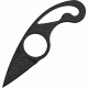 Fred Perrin La Griffe Carbone Fixed Blade Knife,1.75in,Drop Point Blade,Skeletonized Handle FRDGC