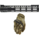 Free Mechanix Wear M-Pact Tactical Gloves - Mens, Multicam, Extra Large w/Purchase of Troy Industries X Series Free Float M-LOK Handguard AR-15 Aluminum Battle Rail, Black, 10.5in