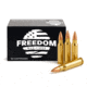 Freedom Munitions .223 Remington 55 Grain Full Metal Jacket Brass Rifle Ammo, 50 Rounds, FM223F55N50