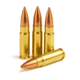 Freedom Munitions .300 Blackout 125 Grain Full Metal Jacket Brass Rifle Ammo, 50 Rounds, FM300F125N50