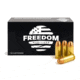 Freedom Munitions .44 Special 200 Grain Round Nose Flat Point Brass Pistol Ammo, 50 Rounds, FM44SRF200N50