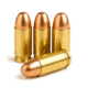 Freedom Munitions HUSH Subsonic 9mm Luger 147 Grain Round Nose Brass Pistol Ammo, 50 Rounds, FMH9R147N50