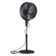 Frigidaire Outdoor Misting Fan/Pedestal Fan, Black, Cools 500 sq ft, FMF2K5BK00