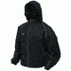 Frogg Toggs Road Toad Rain Jacket, Black w/ Silver, LG FT63132-01LG