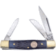 Frost Baby Diamond Back Folding Knife, Blue, Blue jigged bone handle, 14-632BJB