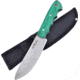 Frost Beaver Creek Skinner Green Fixed Blade Knife, 9in, 4.75in, Green, Pakkawood Handle FBVR542GPW