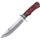 Frost Bowie Knife, Sharps Cutlery, 7 satin finish stainless blade, Brown pakkawood handle, SHP-145PW