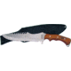 Frost Bowie Pakkawood Fixed Blade Knife, 9.5in, Satin, Brown, Pakkawood Handle F18307PW