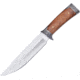 Frost Bowie Pakkawood Knife, 7.5 satin finish 3Cr13 stainless blade, Brown pakkawood handle, SHP-144PW