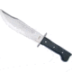 Frost Carsons Raiders Bowie Fixed Blade Knife, 8.875in, Bowie, Black Pakkawood Handle F18418