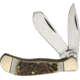 Frost Copperhead Creek Baby Folding Knife,Clip and Spey,Deer Stag Handle FCHC972DS