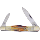Frost Country Whittler Second Bone Folding Knife, 3.5in Closed, Mirror Stainless Small/Large Pen Blade, Second Cut Bone Handle, WT-382SC