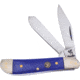 Frost Dog Leg Trapper Whitetail Cutlery Folding Knife, Blue, Blue smooth bone handle, WT-975BLSB