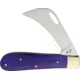 Frost Hawkeye Purple Smooth Bone Folding Knife,3in,Purple,Smooth Bone Handle F14441PSB
