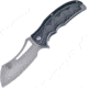 Frost Linerlock A/O Green Micarta Folding Knife, 3.5 satin finish stainless blade, Black and green sculpted micarta handle, CW-093GN