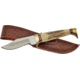 Frost Oval Small Bowie Deer Stag Fixed Blade Knife, 6in, 2.5in, Deer Stag Handle FWT927DS