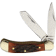 Frost Parker-Frost Baby Saddlehorn Folding Knife,Clip and Spey,Brown,Jigged Bone Handle FPF191BRJB