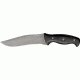 Frost Pit Viper Fixed Blade Knife, 6.75in, Stainless Blade, Black Pakkawood Handle F18322