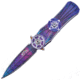 Frost Stargazer Spinner Linerlock AO Folding Knife, Aluminum handle, FC-98
