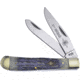 Frost Trapper 20th Annversary Folding Knife, Satin finish stainless clip and spey blades, Gray pick bone handle, CW-108GY/20
