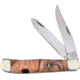 Frost Trapper Gold Resin E.C. Simmons Folding Knife, Mirror SS Clip/ Spey Blades, Gold Resin Handle, ECS-108CG