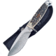 Frost Trapper Skinner Knife, 8.5in Overall, 4.25in, Satin Finish Stainless Skinner Blade, Stag Bone Resin Handle, Nylon Sheath, SW-601SBR