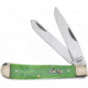 Frost Trapper Uncle Lucky Folding Knife, Green smooth bone handle, ULSW-108G