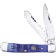 Frost Trapper Whitetail Cutlery Folding Knife, Blue jigged bone handle, WT-312BLJBSS