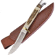 Frost Trophy Stag Small Bowie Fixed Blade Knife, 3.375in, Stag Handle FTS179DS