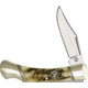 Frost Whitetail Warrior Lockback Folding Knife,2.5in,Stainless Steel,Standard Edge,Mirror Polish,Stag Bone Handle FWT547RMS