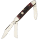 Frost Wrangler Stockman Red Jigged Folding Knife,Clip,Spey and Sheepsfoot,Red,Jigged Bone Handle F14797RJB