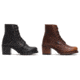 Frye Sabrina 6G Lace Up Women's Boots, Black, Cognac