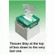FTR Enterprises Dispenser Kimwipe Push-up Box PUB1A, Unit EA
