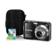 Fujifilm FinePix AX660 16MP Digital Camera, Black, Bundle-Case, 8GB Memory Card, Batteries 600013632