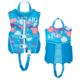 Full Throttle Hinged Rapid-Dry Flex-Back Life Vest - Child 30-50lbs - Aqua, 142500-505-001-19