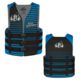 Full Throttle Rapid-Dry Life Vest - Teen 90lbs &amp; Over - Black/Blue, 142000-500-010-16